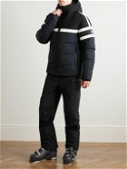 Fusalp - Abelban Quilted Colour-Block Hooded Ski Jacket - Blue