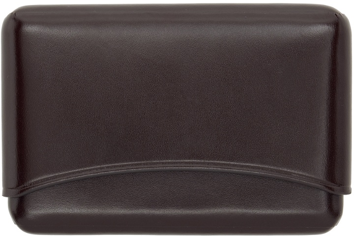Photo: LEMAIRE Brown Molded Card Holder