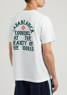 Casablanca The Beauty of the World Cotton T-shirt White