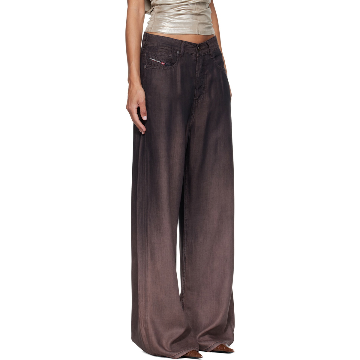 Diesel Brown Relaxed Low Waist 1996 D-Sire Jeans