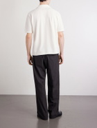 Altea - Jean Camp-Collar Cotton-Piqué Shirt - Neutrals