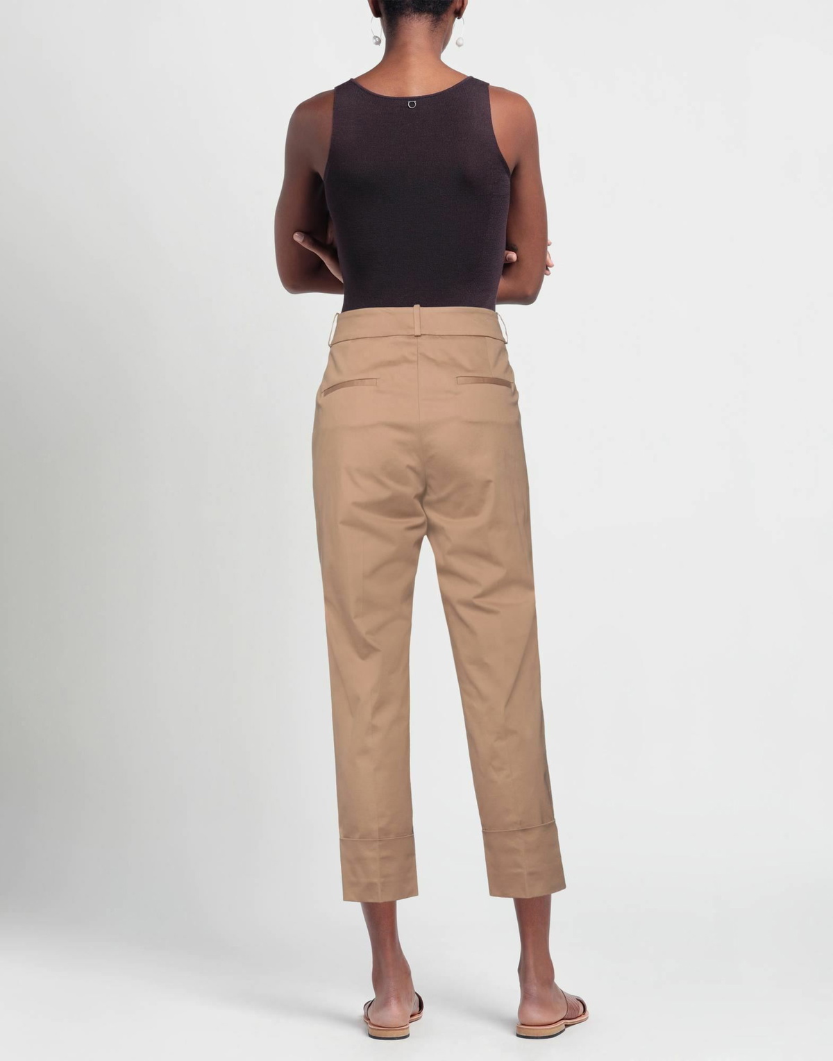 Peserico Womens Pants Camel