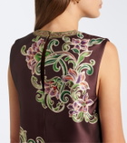 Alémais Josie floral satin top
