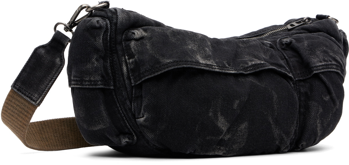 Diesel Black Multi-Pkts-Multipocket Bag