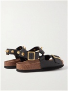 UNDERCOVER - Studded Leather Sandals - Black - L