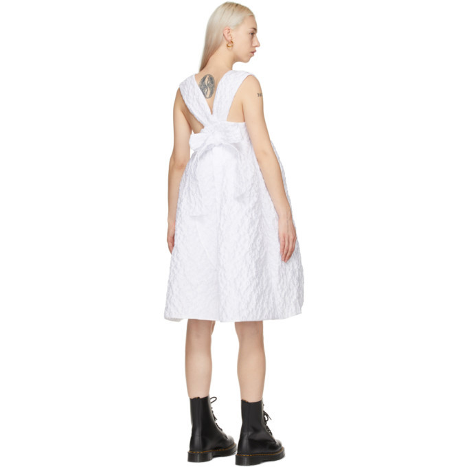 【Cecilie Bahnsen】PANDORA DRESS PANDORA | DRESS PLEATED ORGANZA WHITE