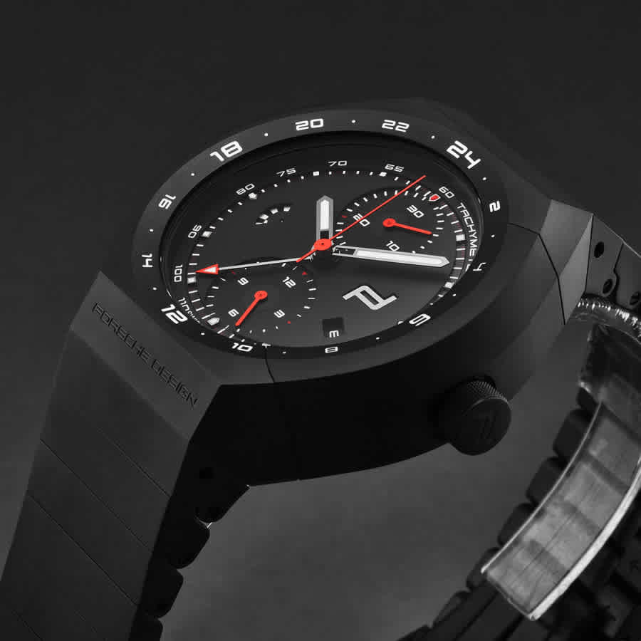Porsche Design Monobloc Actuator Chronograph Automatic Black Dial Mens Watch 6030.6.01.007.01.5