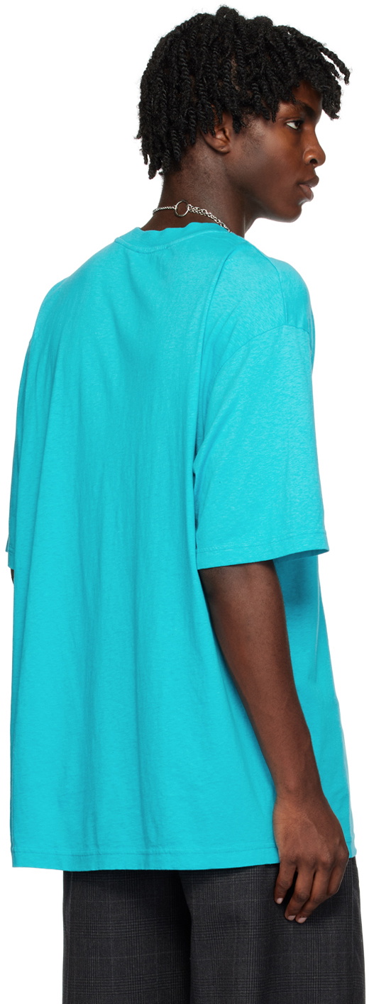 Acne Studios Blue Glow-In-The-Dark T-Shirt