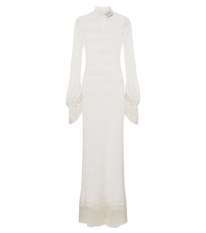 Photo: Taller Marmo New Mexico fringed cotton maxi dress