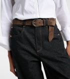 Brunello Cucinelli Suede belt