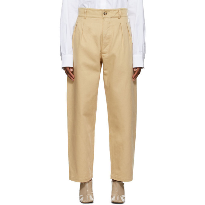 Photo: Rika Studios Tan Annie Hall Trousers