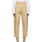 Rika Studios Tan Annie Hall Trousers