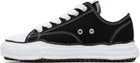 Maison MIHARA YASUHIRO Black Peterson OG Sole Canvas Low-Top Sneakers