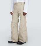 Balenciaga Hybrid flared cotton cargo pants