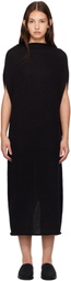 Lauren Manoogian Black Shoulder Maxi Dress
