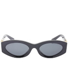 Miu Miu Eyewear Women's 11WS Sunglasses in Black/Dark Grey