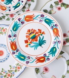 Cabana Lia floral ceramic dinner plate