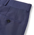 Dunhill - Navy Slim-Fit Mulberry Silk Suit Trousers - Blue