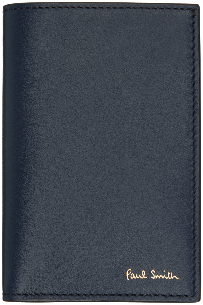 Photo: Paul Smith Navy Signature Stripe Credit Card Wallet