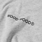 Wood Wood Men's Sami Logo T-Shirt in Grey Melange