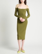 Jacquemus Womens Midi dress Military in Green