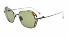 Matsuda M3153 - Antique Gold / Sage Green Sunglasses