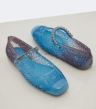 Jimmy Choo Jelly crystal-embellished ballet flats