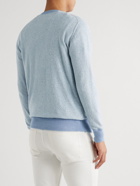 Altea - Cotton-Blend Bouclé Sweater - Blue