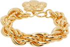 Kenzo Gold Kenzo Paris Rope Chain Bracelet