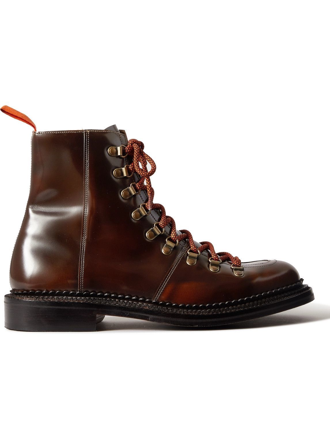 Photo: Grenson - Brady Polished-Leather Boots - Brown