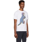 PS by Paul Smith White Dino Regular Fit T-Shirt