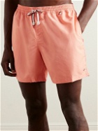 Loro Piana - Bay Straight-Leg Mid-Length Swim Shorts - Orange