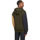 JW Anderson Khaki Inside-Out Sleeve Hoodie