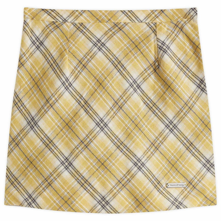 Photo: House Of Sunny Women's Bias Cut Check Skirt in Multi