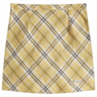 House Of Sunny Women's Bias Cut Check Skirt in Multi