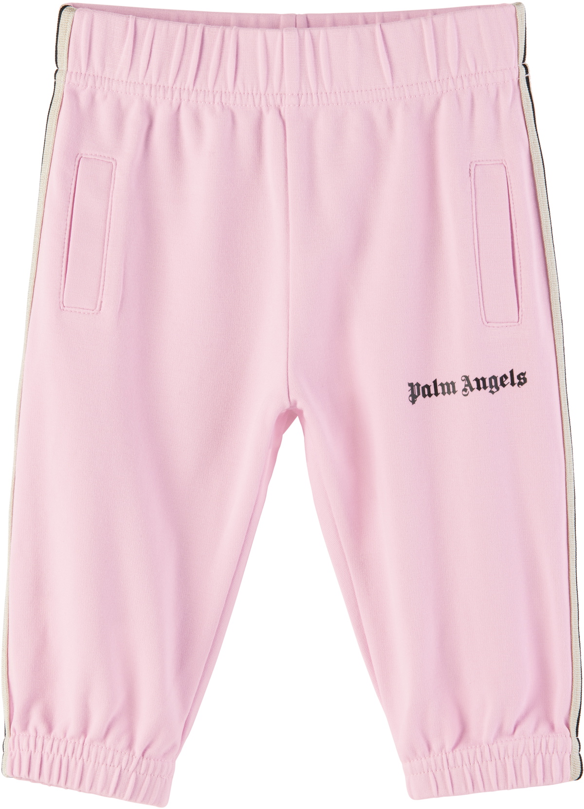 Palm Angels Baby Pink Stripe Lounge Pants