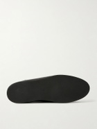 Auralee - Leather Boat Shoes - Black