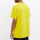 424 Men's Alias Red Logo T-Shirt in Yellow