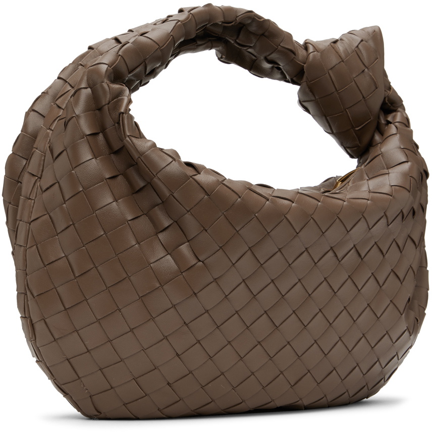 Bottega Veneta Taupe Teen Jodie Bag Bottega Veneta