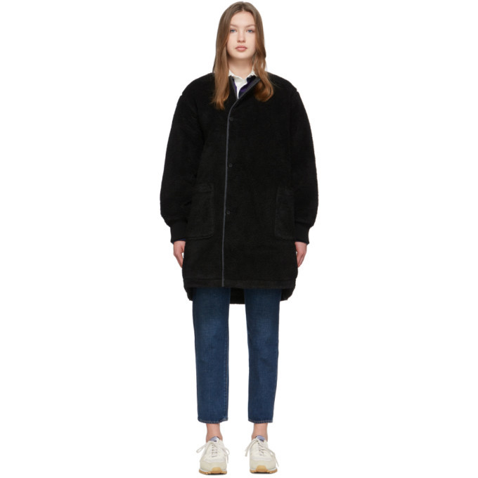 Photo: Chimala Reversible Black Fleece Coat