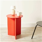 HAY Slit Side Table in High Candy Red