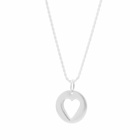 Bleue Burnham Men's A Good Heart Pendant Necklace in Silver