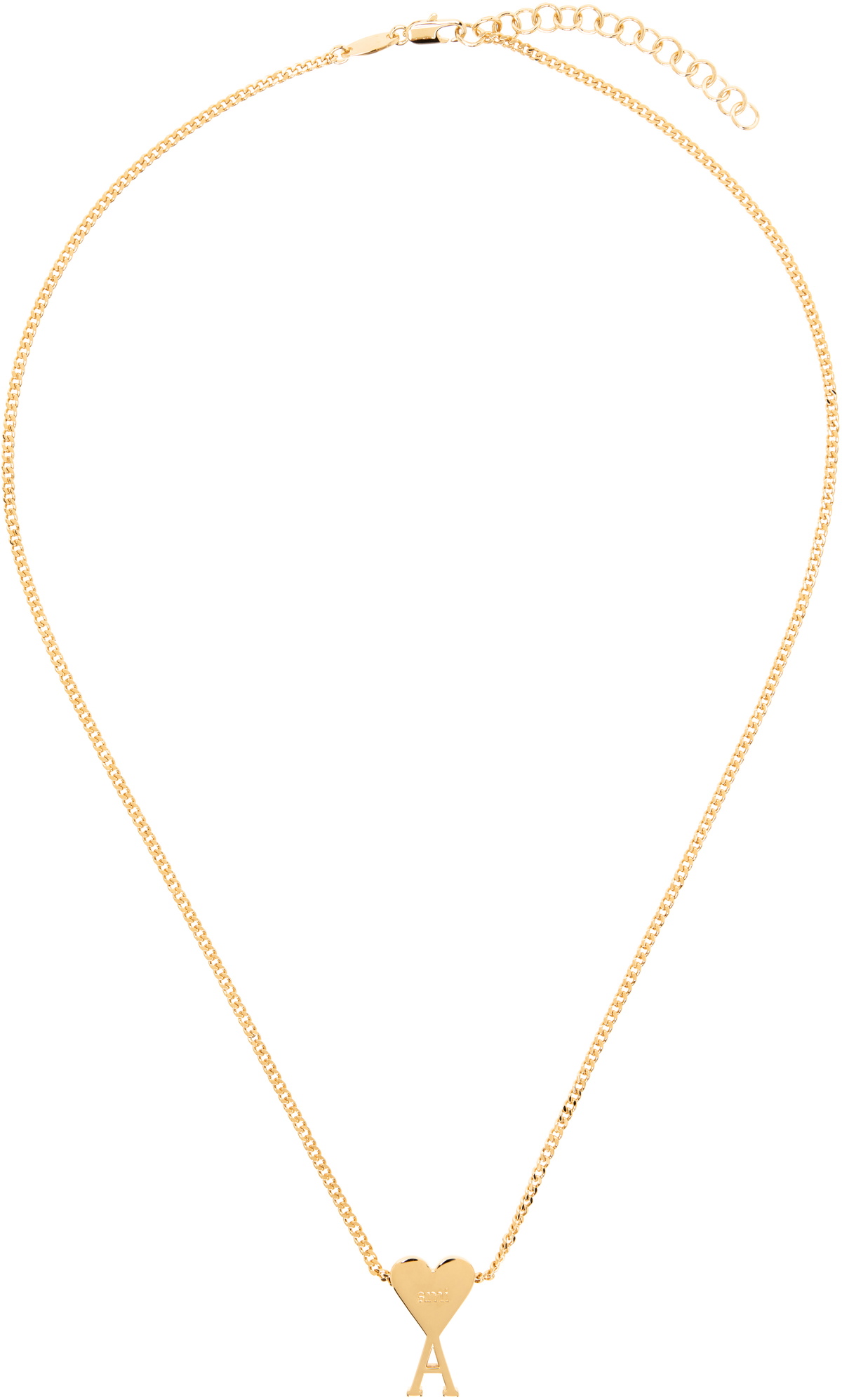 AMI Paris Gold Ami de Cœur Chain Necklace AMI AMI Paris Gold Ami de Cœur Chain Necklace AMI