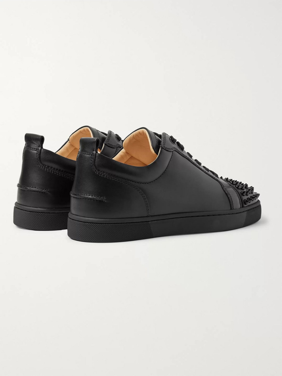 Louis Junior Spikes Cap-Toe Leather Sneakers