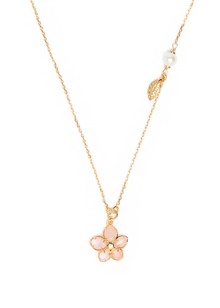 Kate Spade New York Pastel Petals Pendant Necklace - Pink - One Size