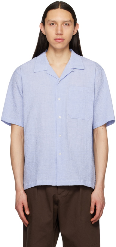 Photo: Universal Works Blue Relaxed Shirt