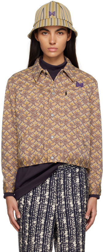 Photo: NEEDLES Multicolor Graphic Denim Jacket
