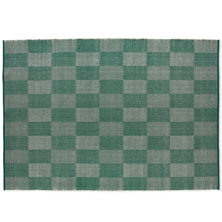 Photo: HAY Check Rug 170 x 240 in Green