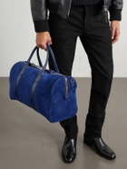 TOM FORD - Leather-Trimmed Suede Weekend Bag