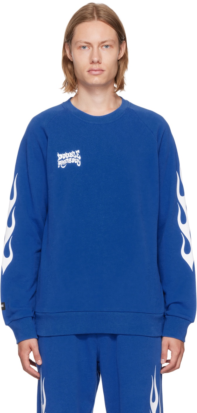 Photo: Double Rainbouu Blue Couch Surf Sweater